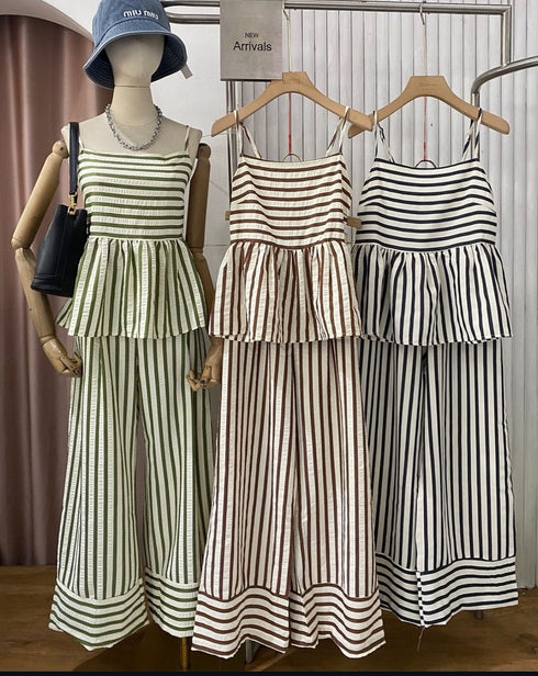 MATINEE Trendy Stripes Two Piece Sets